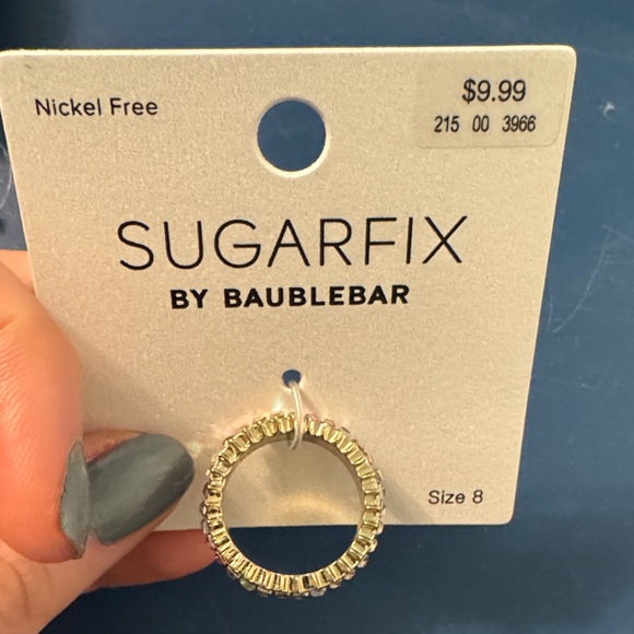 Brand new Sugarfix by BaubleBar goldtone and crystal Ring - Picture 3 of 5